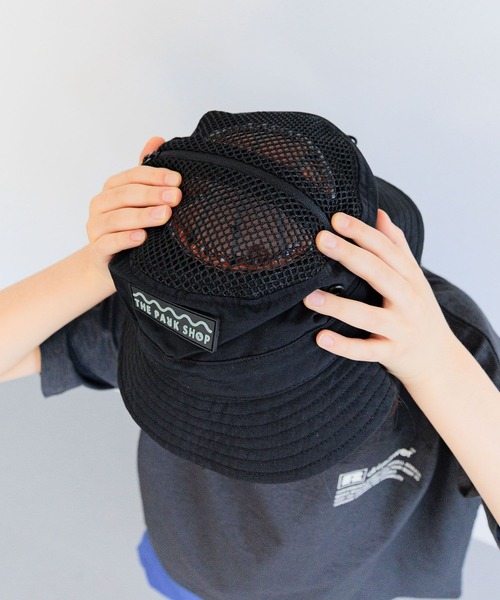 THE PARK SHOP（ザパークショップ）の「【THE PARK SHOP(ザ パーク ショップ)】ボールパークポケットハット(KIDS)（ハット・キッズ・ブラック/オリーブ/ネイビー・FREE）」の5枚目の写真