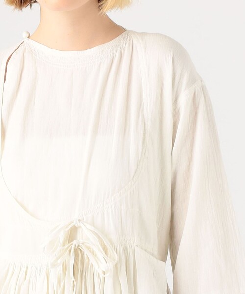 Khadi and Co NEELEM ギャザーチュニック（チュニック）｜KHADI