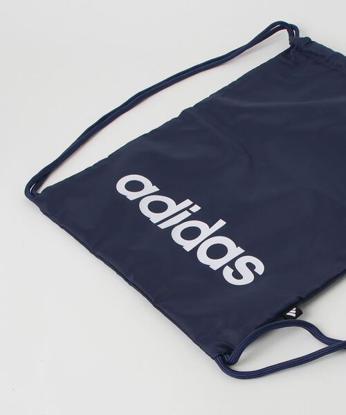 adidas（アディダス）の「リニア ジムサック / アディダス adidas（エコバッグ/サブバッグ・メンズ・ブルー/ブラック/カーキ・FREE）」の11枚目の写真