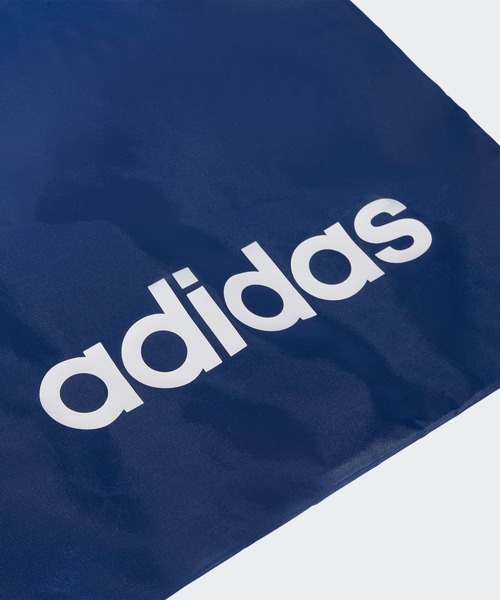 adidas（アディダス）の「リニア ジムサック / アディダス adidas（エコバッグ/サブバッグ・メンズ・ブルー/ブラック/カーキ・FREE）」の8枚目の写真