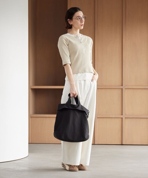 BEAUTY&YOUTH UNITED ARROWS(ビューティーアンドユースユナイテッドアローズ)の「パーテーション ビッグ トートバッグ -2WAY-(トートバッグ・レディース・モカ/ブラック/オリーブ・FREE)」の13枚目の写真