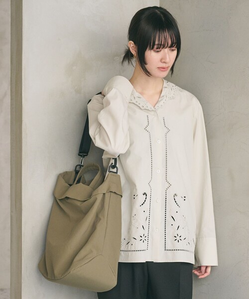 BEAUTY&YOUTH UNITED ARROWS(ビューティーアンドユースユナイテッドアローズ)の「パーテーション ビッグ トートバッグ -2WAY-(トートバッグ・レディース・モカ/ブラック/オリーブ・FREE)」の19枚目の写真