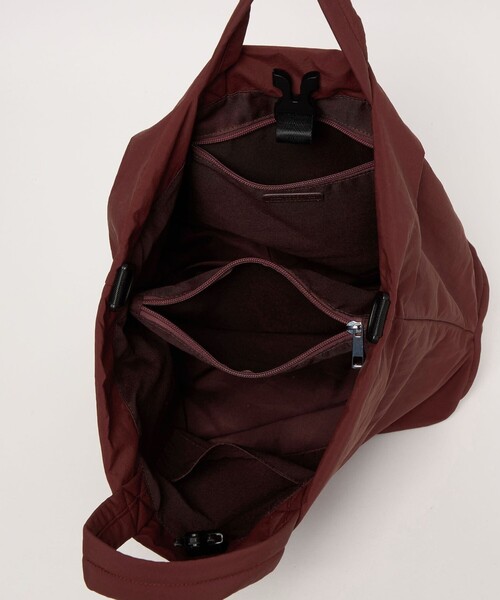 BEAUTY&YOUTH UNITED ARROWS（ビューティーアンドユースユナイテッドアローズ）の「パーテーション ビッグ トートバッグ  -2WAY-（トートバッグ・レディース・モカ/ブラック/オリーブ/ワインレッド・FREE）」の9枚目の写真