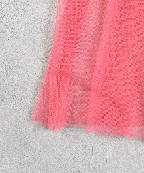 MARKEY'S（マーキーズ）の「チュールフリルワンピース（ワンピース・キッズ・ブラック/ホワイト/ピンク/ライトグリーン・S/M/L/LL）」の17枚目の写真