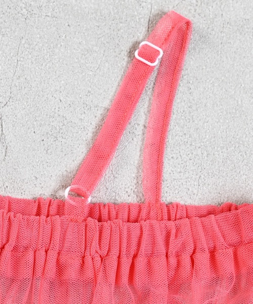 MARKEY'S（マーキーズ）の「チュールフリルワンピース（ワンピース・キッズ・ブラック/ホワイト/ピンク/ライトグリーン・S/M/L/LL）」の18枚目の写真