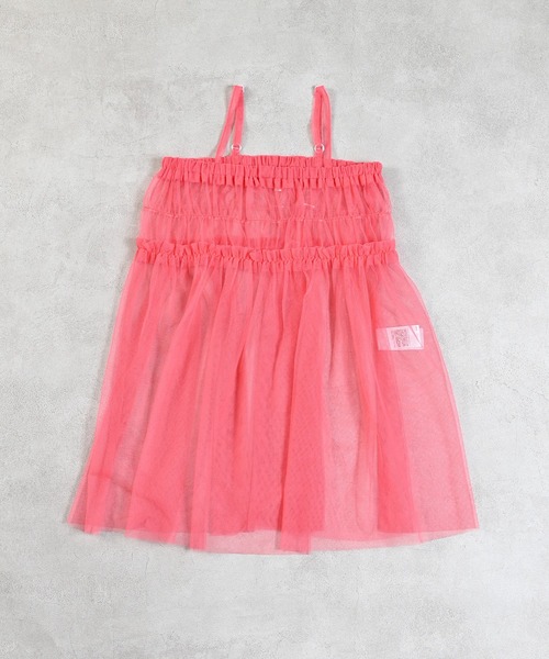 MARKEY'S（マーキーズ）の「チュールフリルワンピース（ワンピース・キッズ・ブラック/ホワイト/ピンク/ライトグリーン・S/M/L/LL）」の20枚目の写真