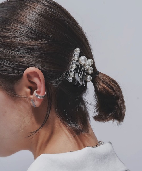 HARE(ハレ)の「パールヘアピン4セット(HARE)(ヘアピン・レディース・シルバー・FREE)」の4枚目の写真