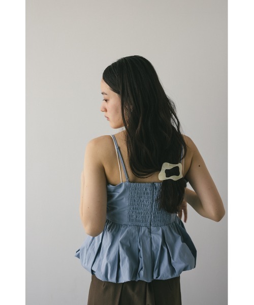 STYLEMIXER（スタイルミキサー）の「ペプラムキャミトップ（シャツ/ブラウス・レディース・ホワイト/ブラック/サックスブルー・SMALL/MEDIUM）」の13枚目の写真