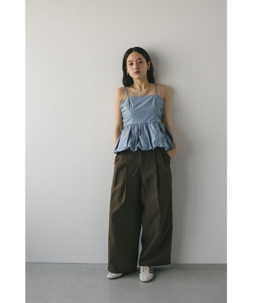 style mixer オープンネックペプラムシャツ M STYLEMIXER ブラウス シャツ オープンネックペプラムシャツ