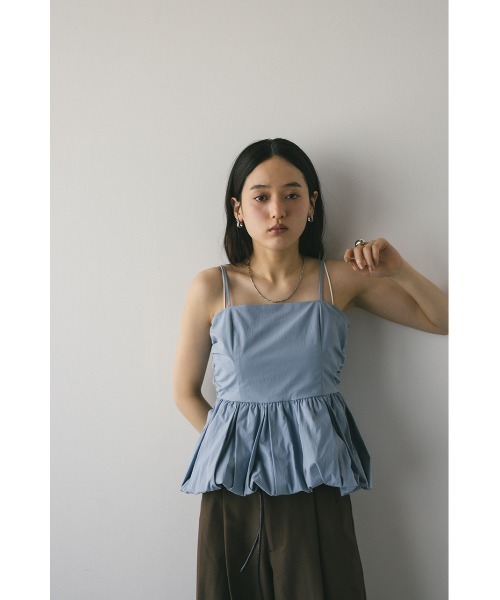 ブラウス シャツ ペプラムキャミトップ レディース ペプラムキャミトップ（シャツ/ブラウス）｜STYLEMIXER