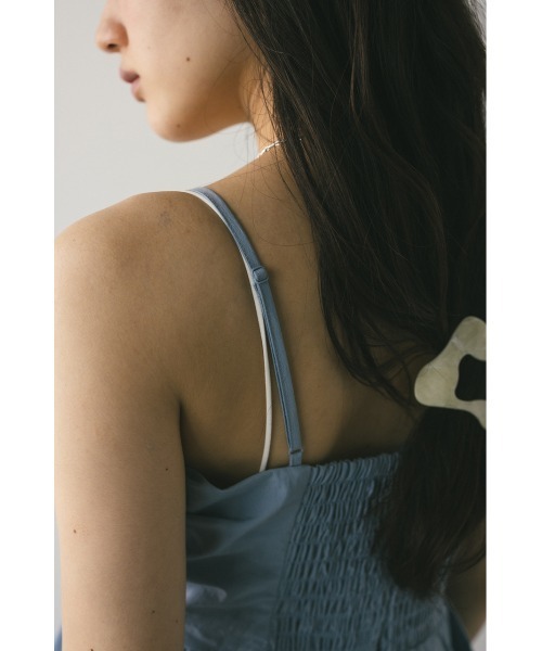スタイルミキサー　ペプラムキャミトップ　S ブラック　完売品 スタイルミキサー STYLEMIXER ペプラムキャミトップ （BLK