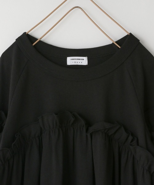 LOWRYS FARM（ローリーズファーム）の「カットフリルワンピース　492801（ワンピース・キッズ・グリーン/レッド/ブラック・110cm/120cm/130cm/140cm/150cm）」の19枚目の写真