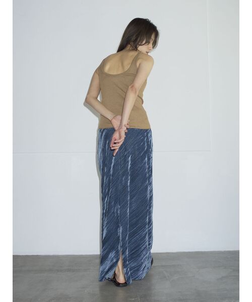 Htage（テージ）の「【Htage】palm別注バックオープンタンクトップ（タンクトップ・レディース・アイボリー/キャメル・SMALL/MEDIUM）」の9枚目の写真