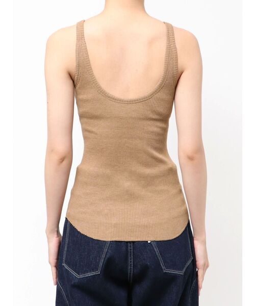Htage（テージ）の「【Htage】palm別注バックオープンタンクトップ（タンクトップ・レディース・アイボリー/キャメル・SMALL/MEDIUM）」の15枚目の写真
