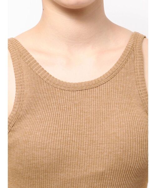Htage（テージ）の「【Htage】palm別注バックオープンタンクトップ（タンクトップ・レディース・アイボリー/キャメル・SMALL/MEDIUM）」の16枚目の写真