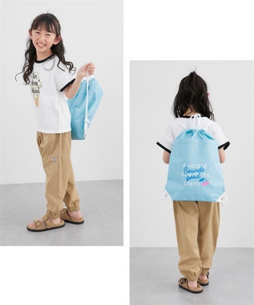 ナップサック型ビーチバッグ プールバッグ（男の子 女の子 水着