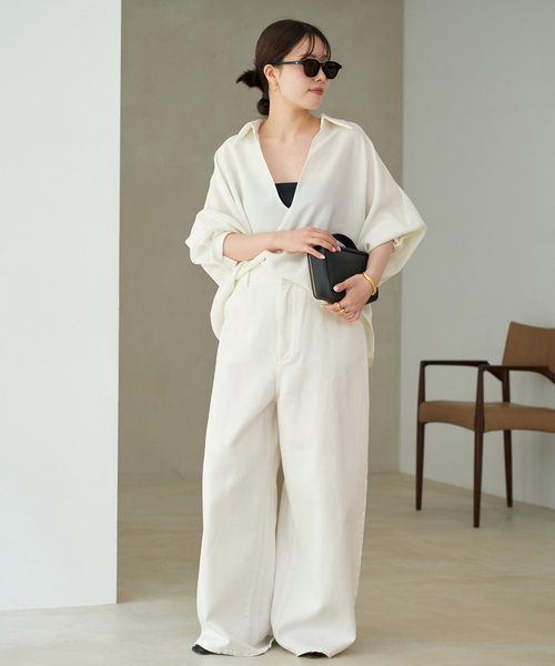 追加》GEORGETTE SKIPPER ブラウス（シャツ/ブラウス）｜Plage