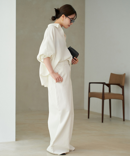 【2024AW】Plage GEORGETTE SKIPPER ブラウス 追加》GEORGETTE SKIPPER ブラウス（シャツ/ブラウス）｜Plage