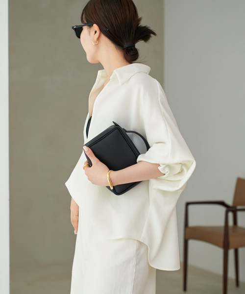 plage(プラージュ)の「《追加》GEORGETTE SKIPPER ブラウス(シャツ/ブラウス・レディース・ホワイト/ブラック/ベージュ系その他・FREE)」の20枚目の写真