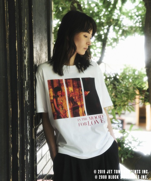 アダム・エ・ロペ　花様年華コラボＴシャツ ADAM ET ROPE' tシャツ 「花様年華 25周年 × 10Culture for ROPE