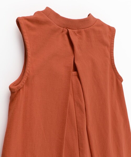 BRANSHES(ブランシェス)の「【プチプラ】バックデザインワンピース(ワンピース・キッズ・オレンジ/ブラック・130/150/100/140/90/120/110)」の14枚目の写真