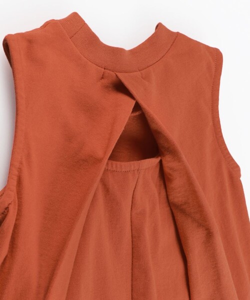 BRANSHES(ブランシェス)の「【プチプラ】バックデザインワンピース(ワンピース・キッズ・オレンジ/ブラック・130/150/100/140/90/120/110)」の15枚目の写真