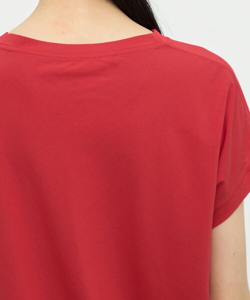TOMORROWLAND .B(トゥモローランドビー)の「コットンテンセル アシンメトリートップ(Tシャツ/カットソー・レディース・チャコールグレー/ホワイト/ブラック/レッド・FREE)」の12枚目の写真