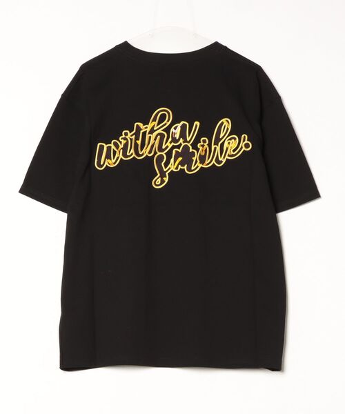 moyan ecri（モヤン エクリ）の「<moyan ecri>with smile パッチ刺繍Tシャツ（Tシャツ/カットソー・メンズ・ベージュ系その他/ブラック系その他/ホワイト系その他・FREE）」の20枚目の写真