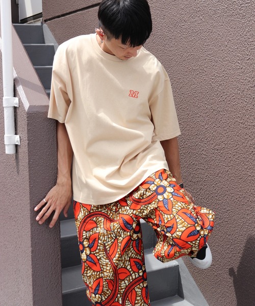 moyan ecri（モヤン エクリ）の「<moyan ecri>with smile パッチ刺繍Tシャツ（Tシャツ/カットソー・メンズ・ベージュ系その他/ブラック系その他/ホワイト系その他・FREE）」の11枚目の写真