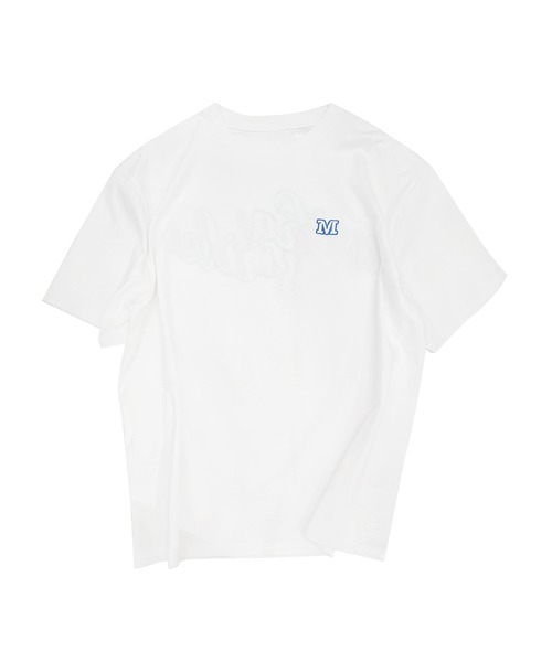 moyan ecri（モヤン エクリ）の「<moyan ecri>with smile パッチ刺繍Tシャツ（Tシャツ/カットソー・メンズ・ベージュ系その他/ブラック系その他/ホワイト系その他・FREE）」の19枚目の写真