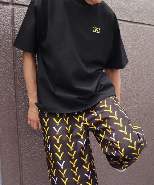 moyan ecri（モヤン エクリ）の「<moyan ecri>with smile パッチ刺繍Tシャツ（Tシャツ/カットソー・メンズ・ベージュ系その他/ブラック系その他/ホワイト系その他・FREE）」の8枚目の写真