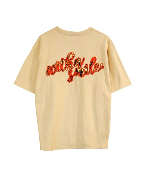 moyan ecri（モヤン エクリ）の「<moyan ecri>with smile パッチ刺繍Tシャツ（Tシャツ/カットソー・メンズ・ベージュ系その他/ブラック系その他/ホワイト系その他・FREE）」の17枚目の写真