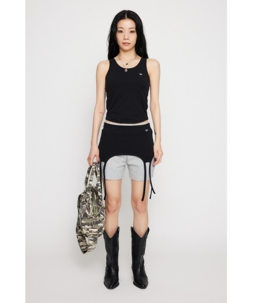 LAGUA GEM（ラグアジェム）の「METAL MOTIF 2PIECE タンクトップ（タンクトップ・レディース・ブラック/グレー/カーキ・FREE）」の7枚目の写真