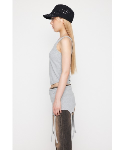 LAGUA GEM（ラグアジェム）の「METAL MOTIF 2PIECE タンクトップ（タンクトップ・レディース・ブラック/グレー/カーキ・FREE）」の16枚目の写真