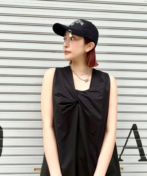 Narcissus(ナルシス)の「【前後2WAY】ロングシャツワンピース(ワンピース・レディース・ホワイト/ブラック・FREE)」の16枚目の写真