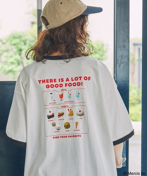 Miffy（ ミッフィー）の「【miffy】別注 ミッフィー アソート グラフィックプリントオーバーサイズリンガー半袖Tシャツ（Tシャツ/カットソー・レディース・ブラック/チャコール/スミクロ・FREE）」の12枚目の写真