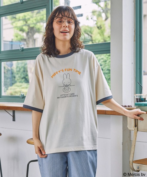 miffy】別注 ミッフィー アソート グラフィックプリントオーバーサイズ