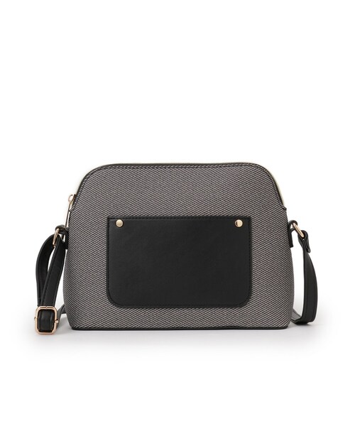 SHOO・LA・RUE(シューラルー)の「キャンバス風合皮ショルダーバッグ(ショルダーバッグ・レディース・ブラック系4/ブラウン系5/ベージュ系4・00)」の10枚目の写真