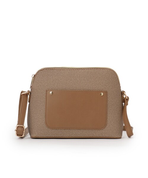 SHOO・LA・RUE(シューラルー)の「キャンバス風合皮ショルダーバッグ(ショルダーバッグ・レディース・ブラック系4/ブラウン系5/ベージュ系4・00)」の11枚目の写真