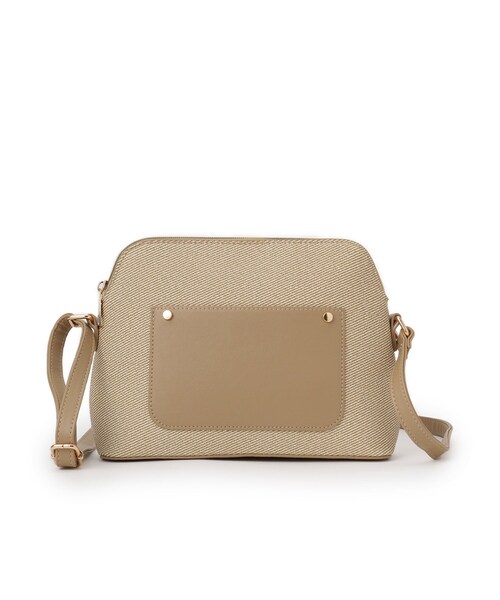 SHOO・LA・RUE(シューラルー)の「キャンバス風合皮ショルダーバッグ(ショルダーバッグ・レディース・ブラック系4/ブラウン系5/ベージュ系4・00)」の12枚目の写真