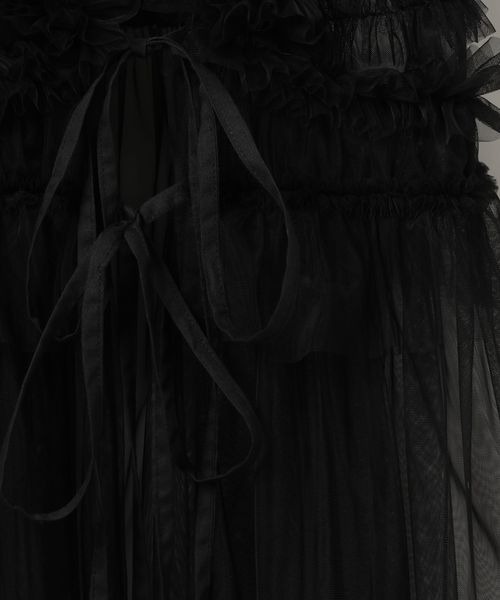 PAGEBOY（ページボーイ）の「チュールレイヤードワンピース（ワンピース・レディース・オフホワイト/ブラック・FREE）」の22枚目の写真