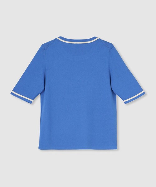 allureville(アルアバイル)の「総針コンパクトクルーネックプルオーバー(ニット/セーター・レディース・ネイビー/ブルー/ベージュ系その他・2)」の9枚目の写真