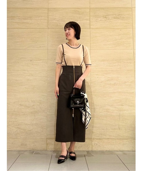 allureville(アルアバイル)の「総針コンパクトクルーネックプルオーバー(ニット/セーター・レディース・ネイビー/ブルー/ベージュ系その他・2)」の14枚目の写真