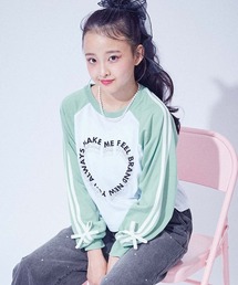 chum by devirock（チュムバイデビロック）の「【chum】UVカット えらべるプリント クロップド丈 長袖Tシャツ（Tシャツ/カットソー）」