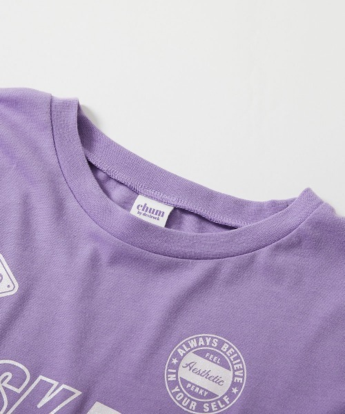 セール】【chum】UVカット えらべるプリント クロップド丈 長袖Tシャツ