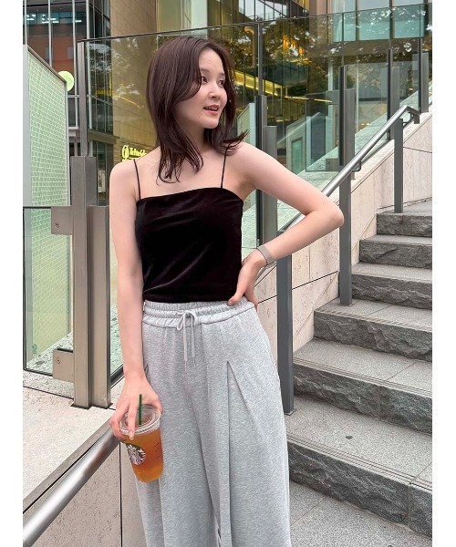 ベロアベアトップ（チューブトップ）｜UNDERSON UNDERSON