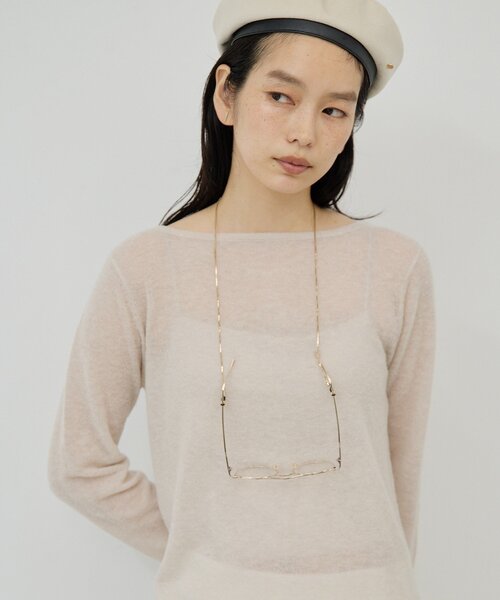 GALLARDAGALANTE（ガリャルダガランテ）の「グラスベネチアンチェーンネックレス（リング・レディース・シルバー/ゴールド・FREE）」の2枚目の写真