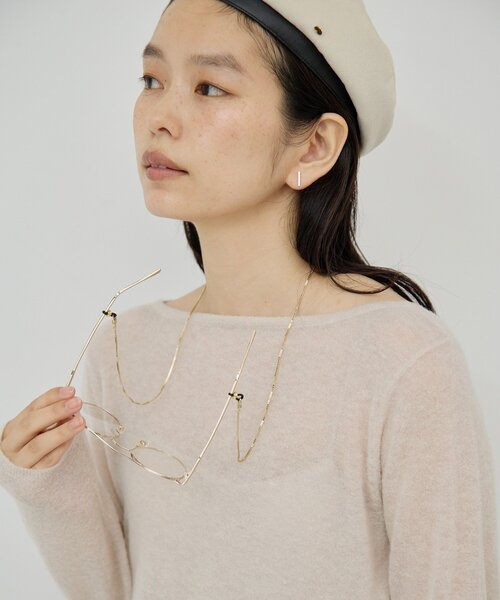 GALLARDAGALANTE（ガリャルダガランテ）の「グラスベネチアンチェーンネックレス（リング・レディース・シルバー/ゴールド・FREE）」の6枚目の写真