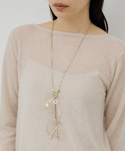 GALLARDAGALANTE（ガリャルダガランテ）の「グラスベネチアンチェーンネックレス（リング・レディース・シルバー/ゴールド・FREE）」の5枚目の写真