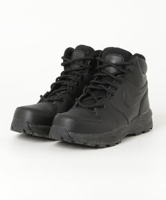 【NIKE】マノア  BQ5372-001 ブラック]24.0 cm] ナイキ NIKE ブーツ ジュニア マノア BQ5372-001 レザー 黒